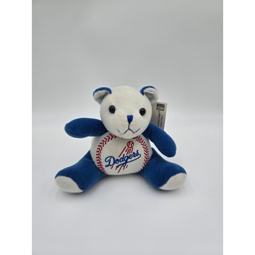 Los Angeles Dodgers Squeeze Me Bear Limited Edition MLB Plush Sound 8" Rare HTF